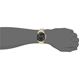 Fossil Inscription Automatic Black Dial Gold Steel Strap Watch for Men - FS5267 Authentic Buy Shop Now
