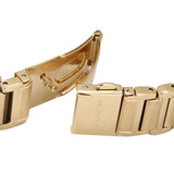 Coach Sport Diamonds Gold Dial Gold Steel Strap Watch for Women - 14502195 Authentic Buy Shop Now