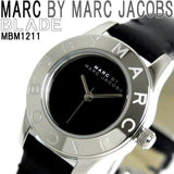Marc Jacobs Blade Black Dial Black Leather Strap Watch for Women - MBM1211 Authentic Buy Shop Now