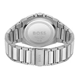 Hugo Boss Supernova Chronograph Black Dial Silver Steel Strap Watch for Men - 1513359 Authentic Buy Shop Now