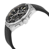 Tag Heuer Carrera Aquaracer Quartz Chronograph Black Dial Black Rubber Strap Watch for Men - CAY111A.FT6041 Authentic Buy Shop Now