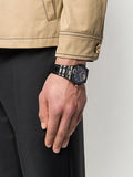 Versace Chain Reaction Quartz Black Dial Black Steel Strap Watch for Men - VEDY00719 Authentic Buy Shop Now