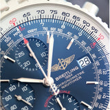 Breitling Navitimer Heritage Special Edition Blue Dial Silver Steel Strap Mens Watch - A1332412/C942 Authentic Buy Shop Now