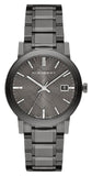 Burberry The City Grey Dial Gunmetal Steel Strap Watch for Men - BU9007 Authentic Buy Shop Now