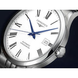 Longines Record Automatic Stainless Steel 40mm Watch for Men - L2.821.4.11.6 Authentic Buy Shop Now