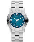 Marc Jacobs Amy Blue Dial Silver Steel Strap Watch for Women - MBM3272 Authentic Buy Shop Now