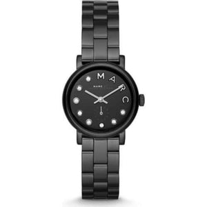 Marc Jacobs Marc Black Dial Black Steel Strap Watch for Women - MBM8673 Authentic Buy Shop Now