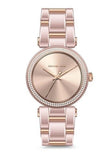 Michael Kors Delray Rose Gold Dial Rose Gold Steel Strap Watch for Women - MK4322 Authentic Buy Shop Now