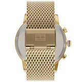 Tommy Hilfiger Kane White Dial Gold Mesh Bracelet Watch for Men - 1710403 Authentic Buy Shop Now