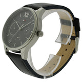 Tommy Hilfiger Damon Multifunction Black Dial Black Leather Strap Watch for Men - 1791417 Authentic Buy Shop Now