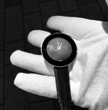 Calvin Klein Chic Black Dial Black Leather Strap Watch for Women - K7N23CB1 Authentic Buy Shop Now