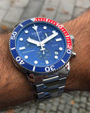 Tissot Seastar 1000 Chronograph Blue Dial Silver Steel Strap Watch For Men - T120.417.11.041.03 Authentic Buy Shop Now