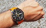 Tissot Seastar 1000 Chronograph Black Dial Orange Rubber Strap Watch For Men - T120.417.17.051.01 Authentic Buy Shop Now