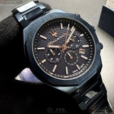 Maserati Stile Chronograph Blue Dial Blue Steel Strap Watch For Men - R8873642008 Authentic Buy Shop Now