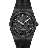 Tissot PRX Powermatic 80 Carbon Black Dial Black Rubber Strap Watch for Men - T137.907.97.201.00 Authentic Buy Shop Now