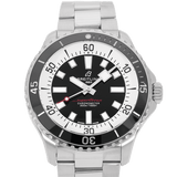 Breitling Superocean Automatic 44mm Black Dial Silver Steel Strap Watch for for Men - A17376211B1A1 Authentic Buy Shop Now