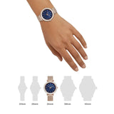 Michael Kors Darci Blue Dial Gold Steel Strap Watch for Women - MK3406 Authentic Buy Shop Now