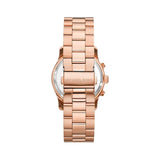 Michael Kors Runway Three-Hand Silver Dial Rose Gold Steel Strap Watch for Women - MK7473 Authentic Buy Shop Now