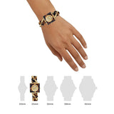 Michael Kors Chain Lock Analog Silver Dial Two Tone Steel Strap Watch for Women - MK4808 Authentic Buy Shop Now