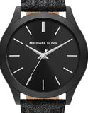 Michael Kors Slim Runway Black Dial Black Mesh Strap Watch for Women - MK8607 Authentic Buy Shop Now
