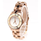 Marc Jacobs Blade White Dial Gold Steel Strap Watch for Women - MBM3075 Authentic Buy Shop Now