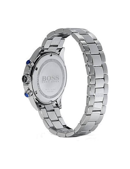 Hugo Boss Ikon Blue Dial Silver Steel Strap Watch for Men - 1512963 Authentic Buy Shop Now