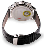 Hugo Boss Chronograph Black Dial Black Leather Strap Watch For Men - 1513266 Authentic Buy Shop Now