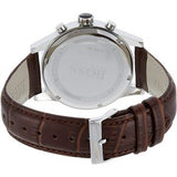 Hugo Boss Jet White Dial Brown Leather Strap Watch for Men - 1513280 Authentic Buy Shop Now