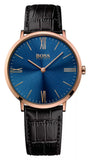 Hugo Boss Classic Jackson Blue Dial Brown Leather Strap Watch for Men - 1513458 Authentic Buy Shop Now