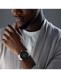 Hugo Boss Peak Black Dial Silver Steel Strap Watch for Men - 1513762 Authentic Buy Shop Now