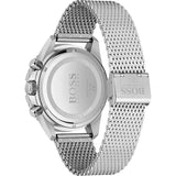 Hugo Boss Admiral Black Dial Silver Mesh Bracelet Watch for Men - 1513904 Authentic Buy Shop Now