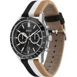 Hugo Boss Allure Chronograph Black Dial Multicolor Nylon Strap Watch for Men - 1513963 Authentic Buy Shop Now