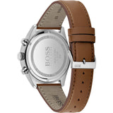 Hugo Boss Champion White Dial Brown Leather Strap Watch for Men - 1513879 Authentic Buy Shop Now