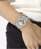 Hugo Boss Gregor Chronograph Silver Dial Two Tone Steel Strap Watch For Men - 1514053 Authentic Buy Shop Now
