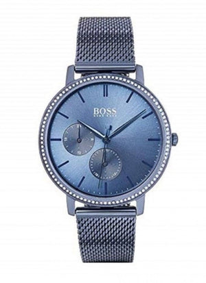 Hugo Boss Infinity Blue Dial Blue Mesh Bracelet Watch for Women - 1502518 Authentic Buy Shop Now