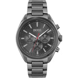 Hugo Boss Distinct Grey Dial Gren Steel Strap Watch for Men - 1513858 Authentic Buy Shop Now