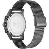 Hugo Boss Jet Blue Dial Gunmetal Mesh Bracelet Watch for Men - 1513677 Authentic Buy Shop Now