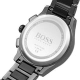 Hugo Boss Peak Black Dial Black Steel Strap Watch for Men - 1513814 Authentic Buy Shop Now