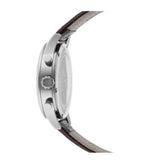 Hugo Boss Aeroliner Chronograph Quartz Grey Dial Brown Leather Strap Watch For Men - HB1512570 Authentic Buy Shop Now