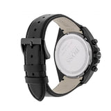 Hugo Boss Driver Chronograph Black Dial Black Leather Strap Watch For Men - HB1513061 Authentic Buy Shop Now
