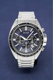Hugo Boss Chronograph Driver Blue Dial Silver Steel Strap Watch for Men - 1513081 Authentic Buy Shop Now