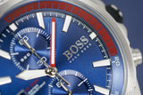 Hugo Boss Globetrotter Blue Dial Silver Steel Strap Watch for Men - 1513823 Authentic Buy Shop Now