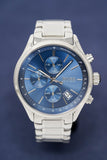 Hugo Boss Grand Prix Blue Dial Silver Steel Strap Watch for Men - 1513478 Authentic Buy Shop Now
