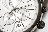 Hugo Boss Grand Prix White Dial Grey Leather Strap Watch for Men - 1513633 Authentic Buy Shop Now