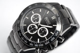 Hugo Boss Ikon Chronograph Black Dial Black Steel Strap Watch for Men - 1512961 Authentic Buy Shop Now