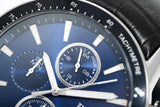 Hugo Boss Rafale Chronograph Quartz Blue Dial Black Leather Strap Watch For Men - HB1513391 Authentic Buy Shop Now