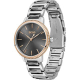 Hugo Boss Signature Grey Dial Silver Steel Strap Watch for Men - 1502569 Authentic Buy Shop Now