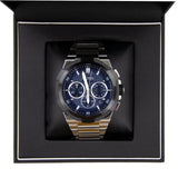 Hugo Boss Supernova Chronograph Blue Dial Silver Steel Strap Watch for Men - 1513360 Authentic Buy Shop Now