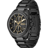 Hugo Boss Volane Black Dial Black Steel Strap Watch for Men - 1513950 Authentic Buy Shop Now