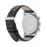 Hugo Boss Ambassador Chronograph Quartz Black Dial Black Leather Strap Watch For Men - HB1513194 Authentic Buy Shop Now